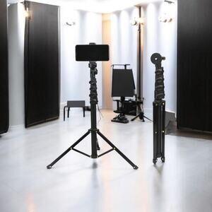 Portable 62" Wireless Remote Selfie Stick Tripod Phone Stand For iPhone Samsung